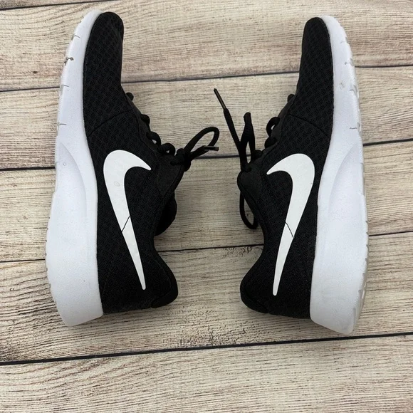 Nike Black Athletic Shoes with White Logo - Picture 2 of 10